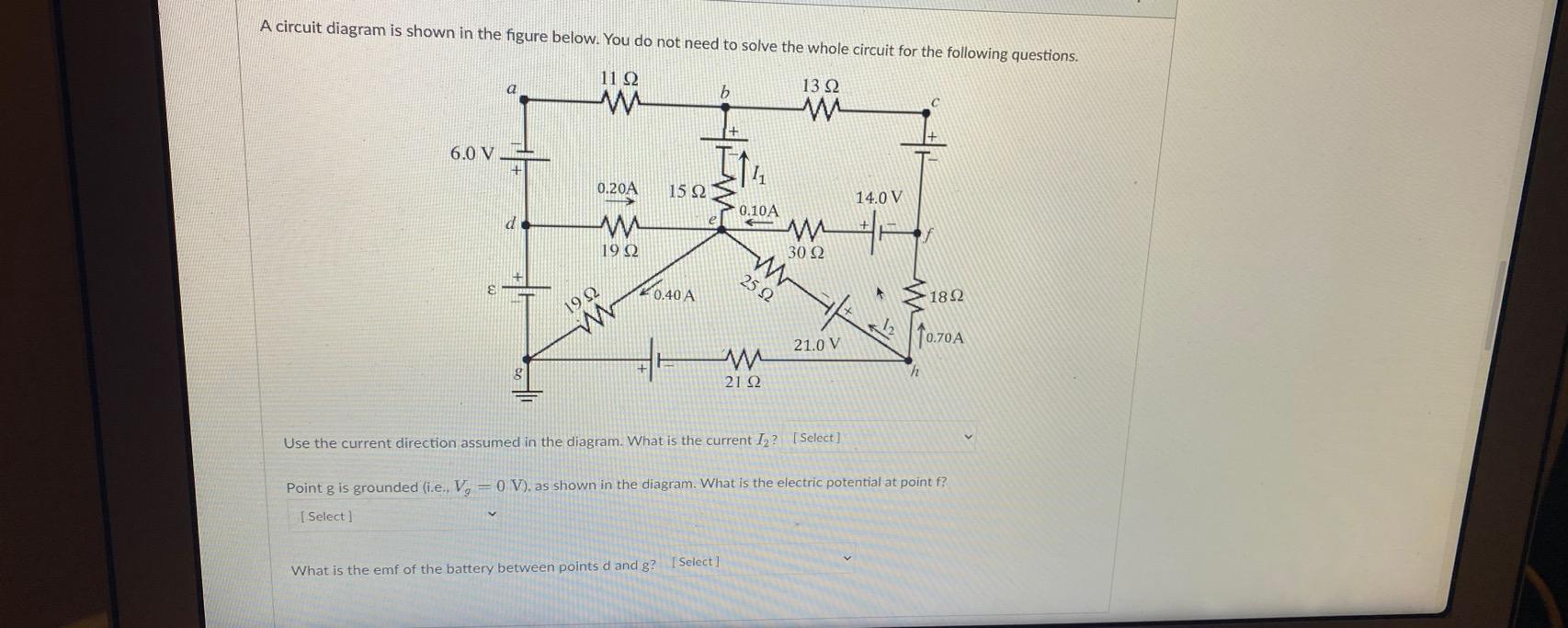 Solved A circuit diagram is shown in the figure below. You | Chegg.com