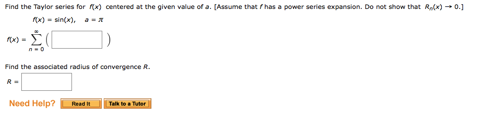 Solved Find the Taylor series for f(x) centered at the given | Chegg.com