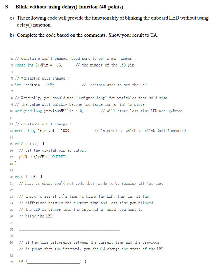 Can you complete this code attached in image to do | Chegg.com
