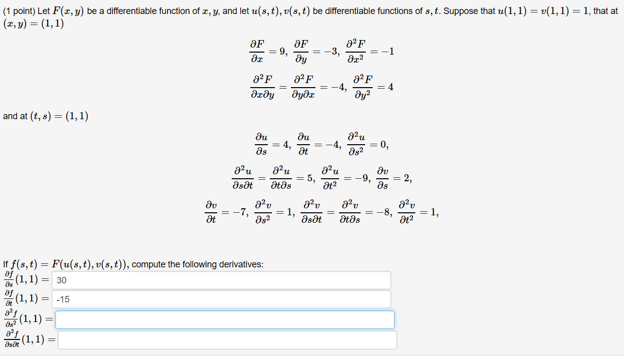 Solved Let F X Y F X Y Be A Differentiable Function Of X Chegg Com