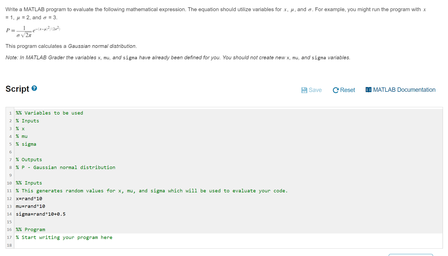 Solved Write A Matlab Program To Evaluate The Following