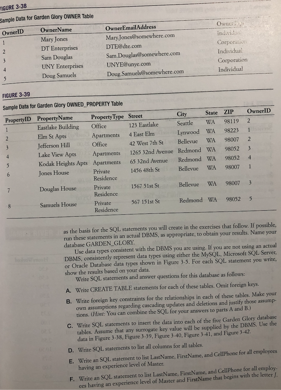 Solved Please answer M - P: M. Write an SQL statement to | Chegg.com