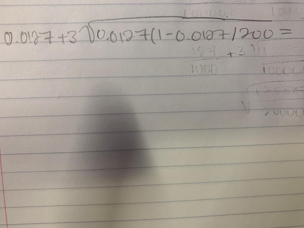 Solved Solve this problem using a calculator explain steps