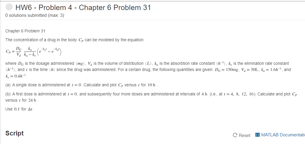HW6 - Problem 4 - Chapter 6 Problem 31 O solutions | Chegg.com