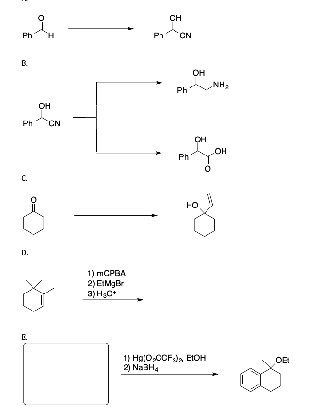 Solved Phh Il Oh I Ph Cn B Oh Nh2 Ph Oh Ph Cn Oh Oh Ph C Chegg Com