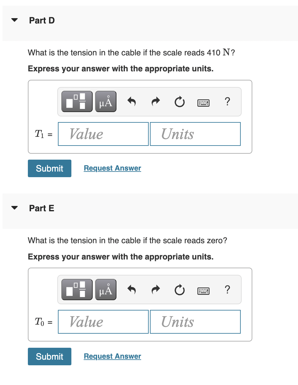 Solved A 620 N physics student stands on a bathroom scale in