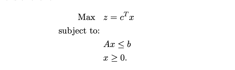 Solved Linear programming Obtain A and b by putting this | Chegg.com