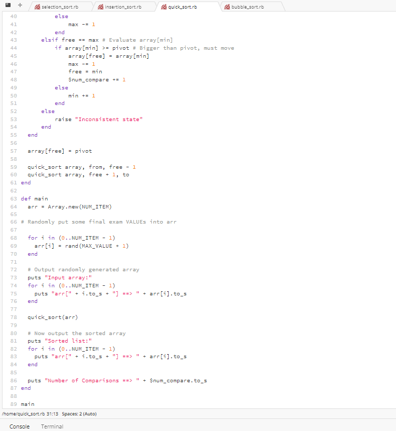 This task requires the ruby programming | Chegg.com