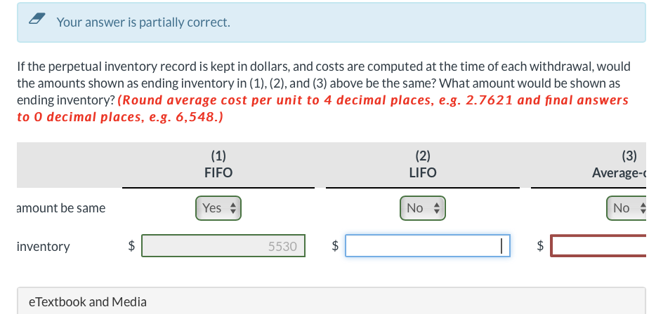 Solved Some of the information found on a detail inventory | Chegg.com
