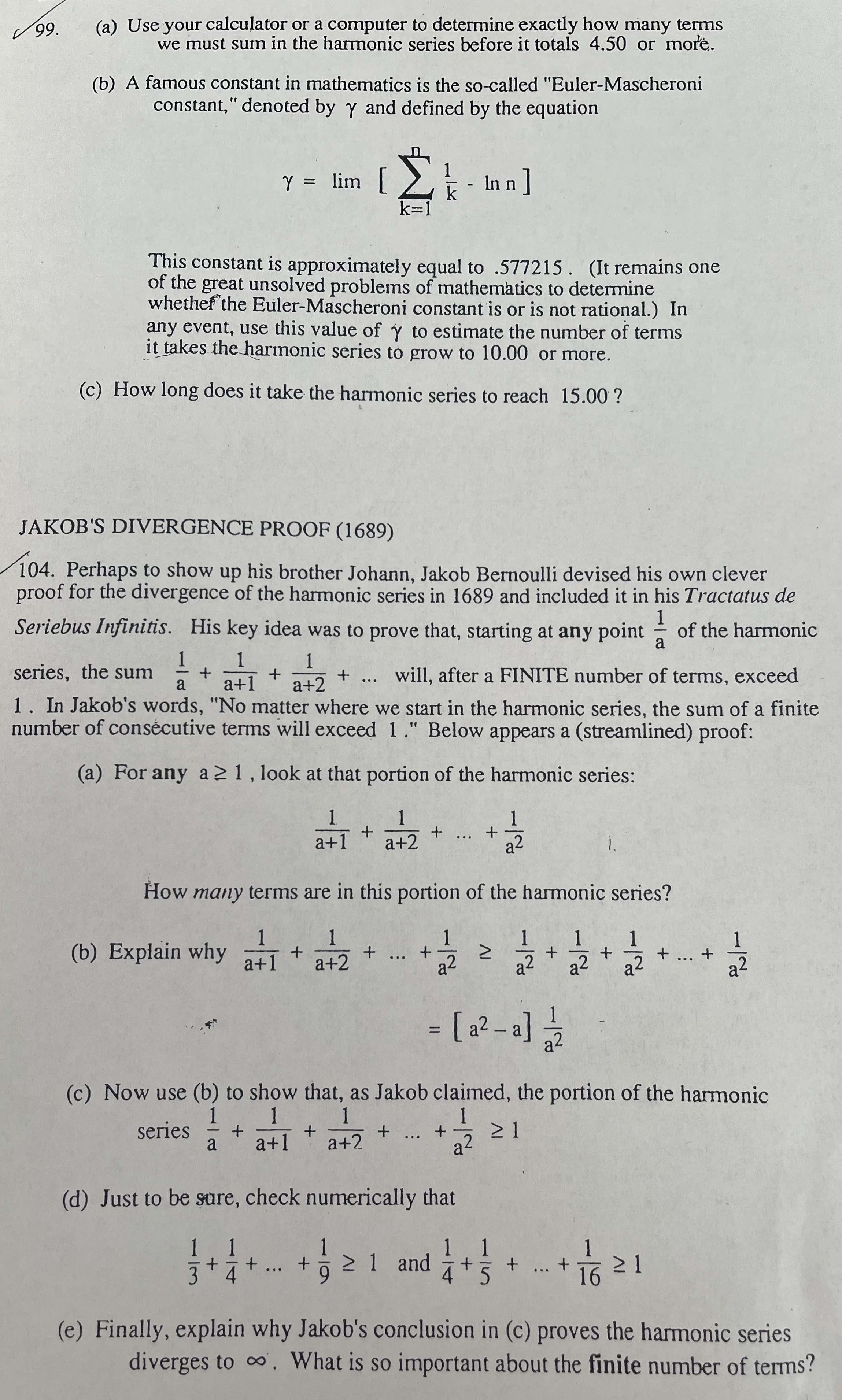 Solved 99. (a) Use your calculator or a computer to | Chegg.com