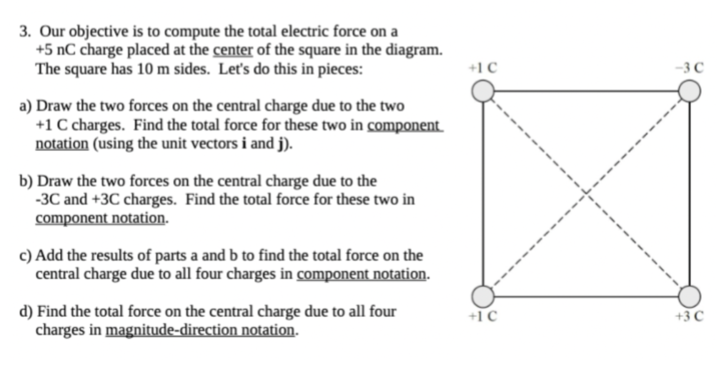 Solved 3. Our objective is to compute the total electric | Chegg.com