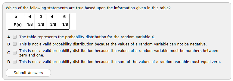 Solved Which of the following statements are true based upon | Chegg.com