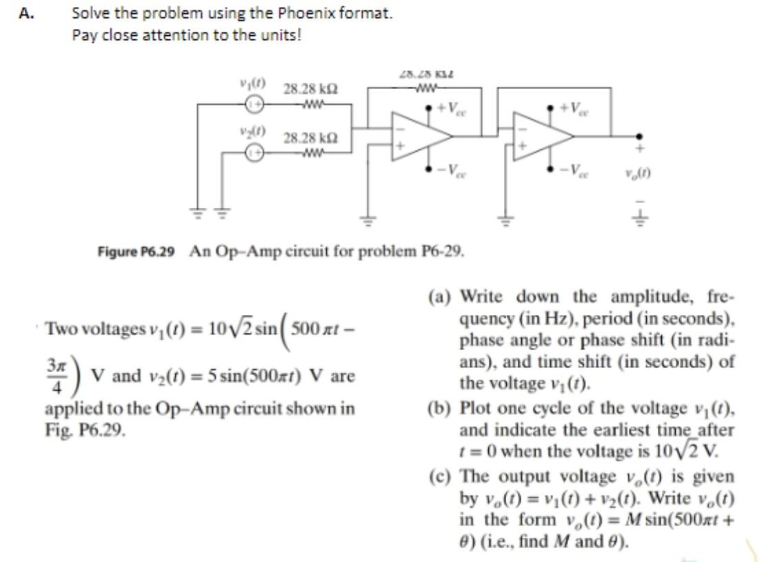 Solved A. Solve the problem using the Phoenix format. Pay | Chegg.com