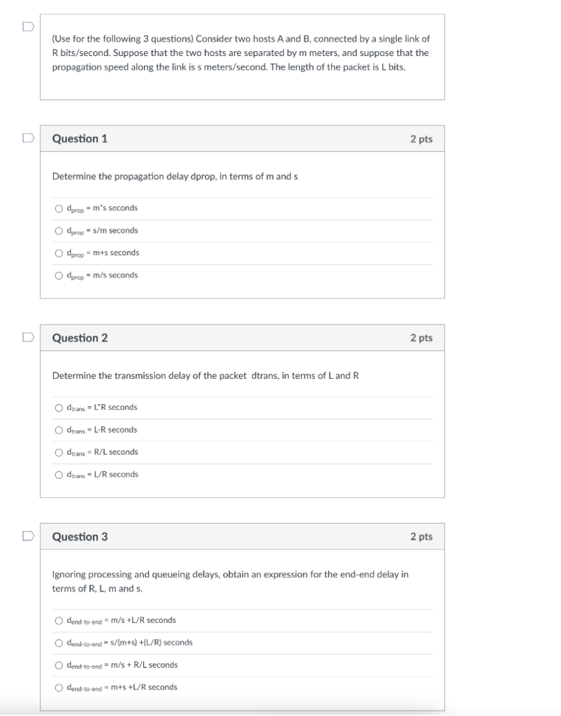 Solved Question 16 1 pts In the protocol layer service | Chegg.com