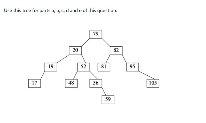 Solved C++ 1) This tree is a Binary Search Tree. 2) What | Chegg.com