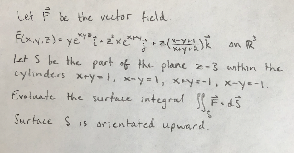 Let F Be The Vector Field E F X Y Z Yety Chegg Com