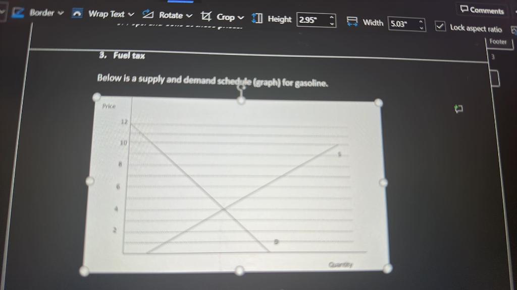 Solved Below is a supply and demand schedule for gas What | Chegg.com