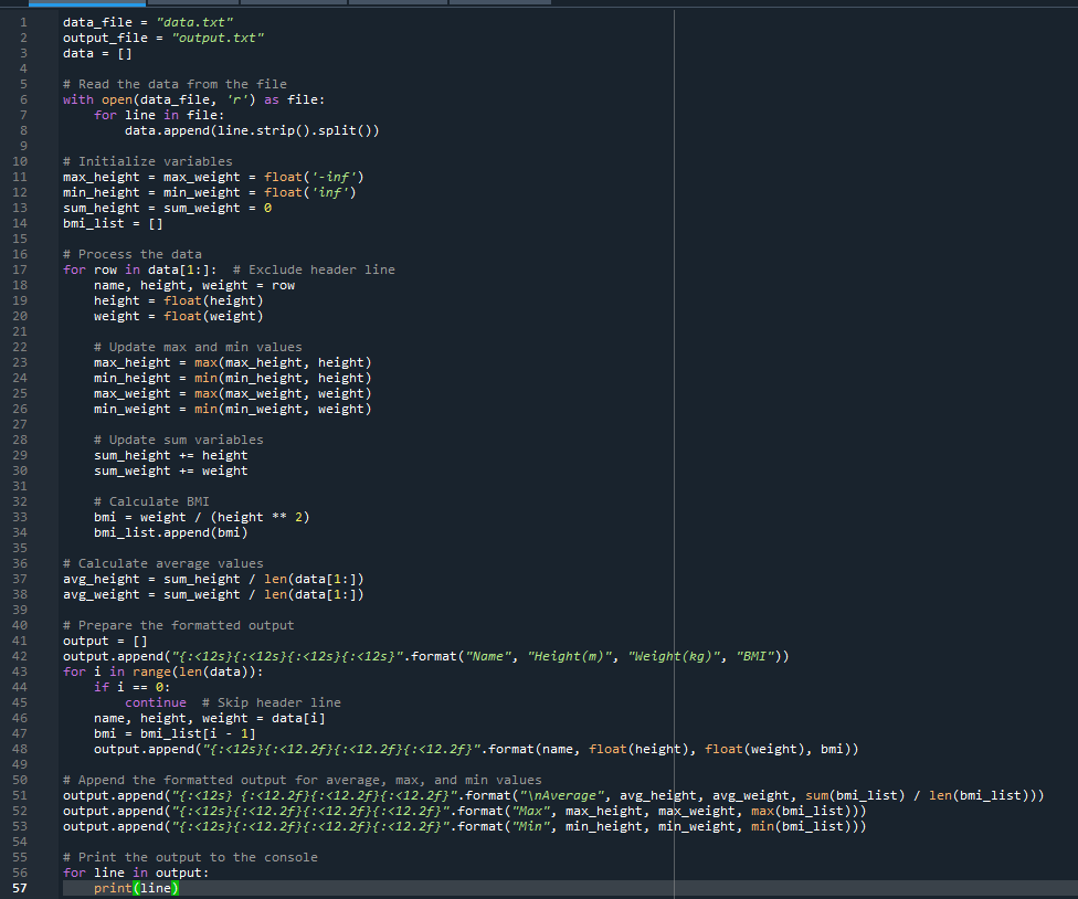 Solved The second task is to write that output to a file. 1. | Chegg.com