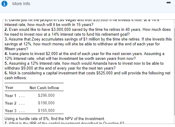 Solved Solve various time value of money scenarios. (Click | Chegg.com