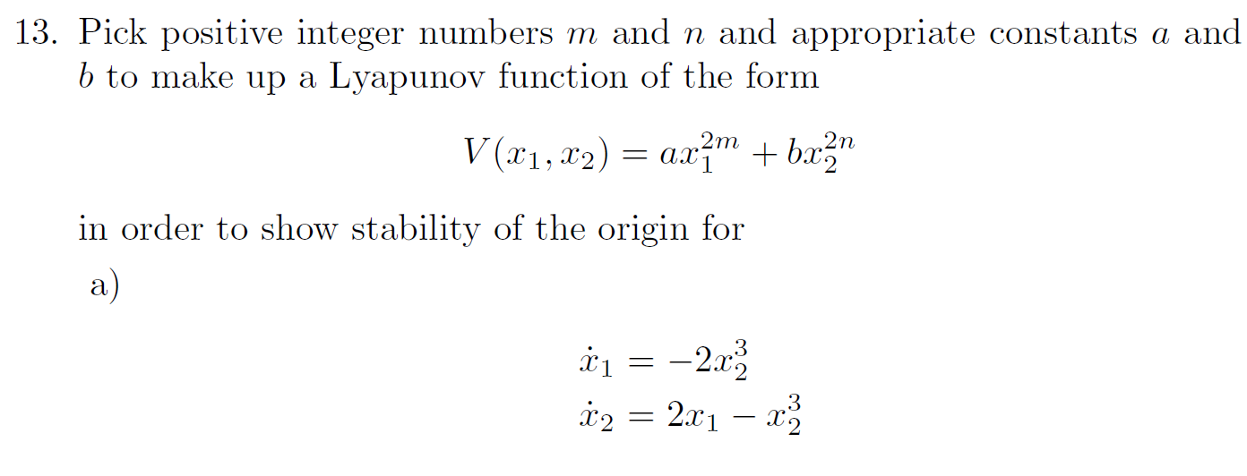 Solved What Are The Values Of A , B ,m,n To Make Up A | Chegg.com