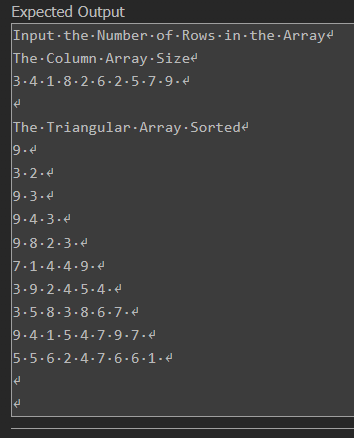 Solved Create a Structure of a Triangular Array Complete the | Chegg.com