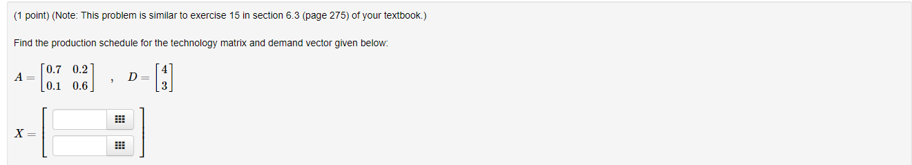 Solved 1 Point Note This Problem Is Similar To Exercise Chegg Solved 1 Point Note This Problem Is Similar To Exercise Chegg