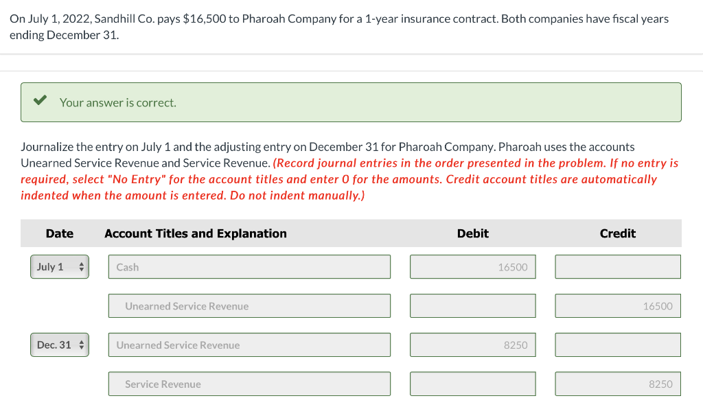 Solved On July 1, 2022, Sandhill Co. pays \16,500 to