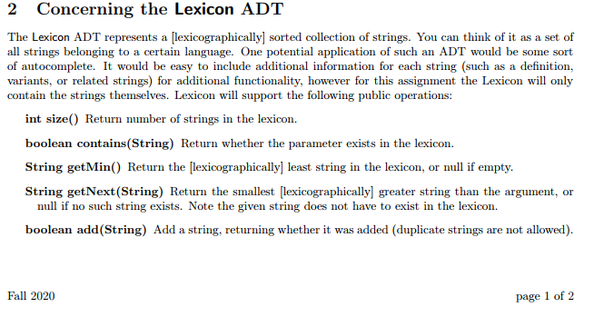 In this homework assignment, you will implement an | Chegg.com