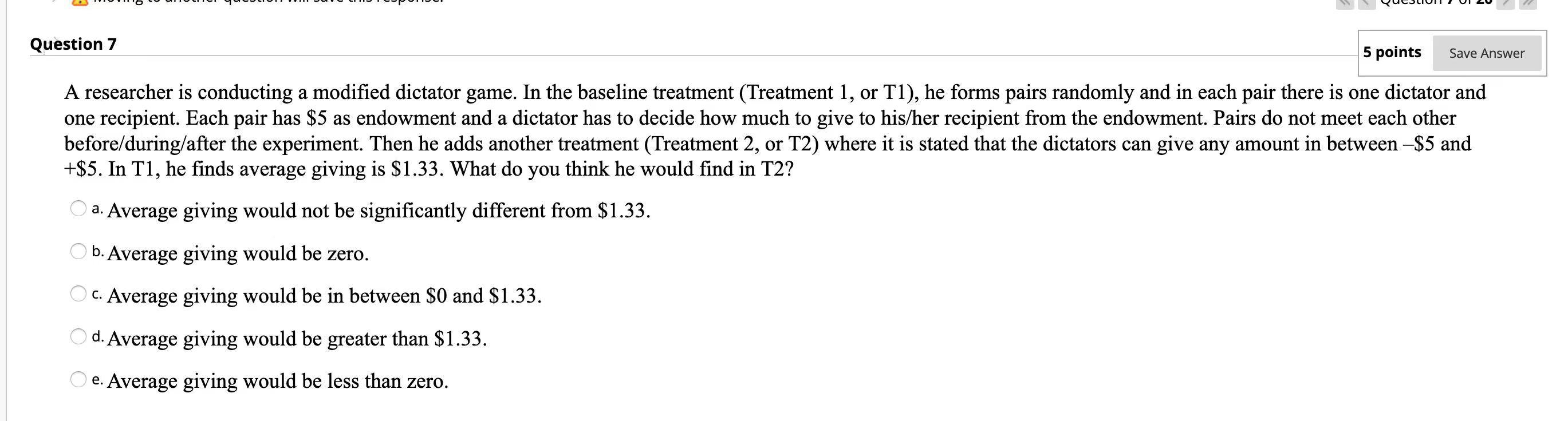 Solved Question 7 5 points Save Answer A researcher is | Chegg.com