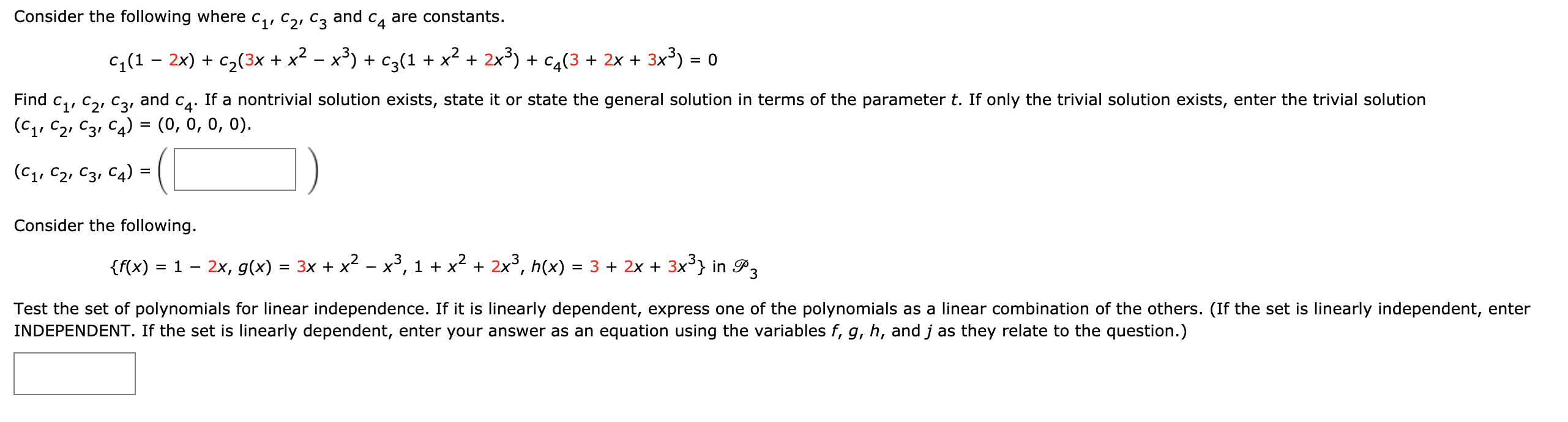 Solved Consider the following where C1, C2, C3 and C4 are