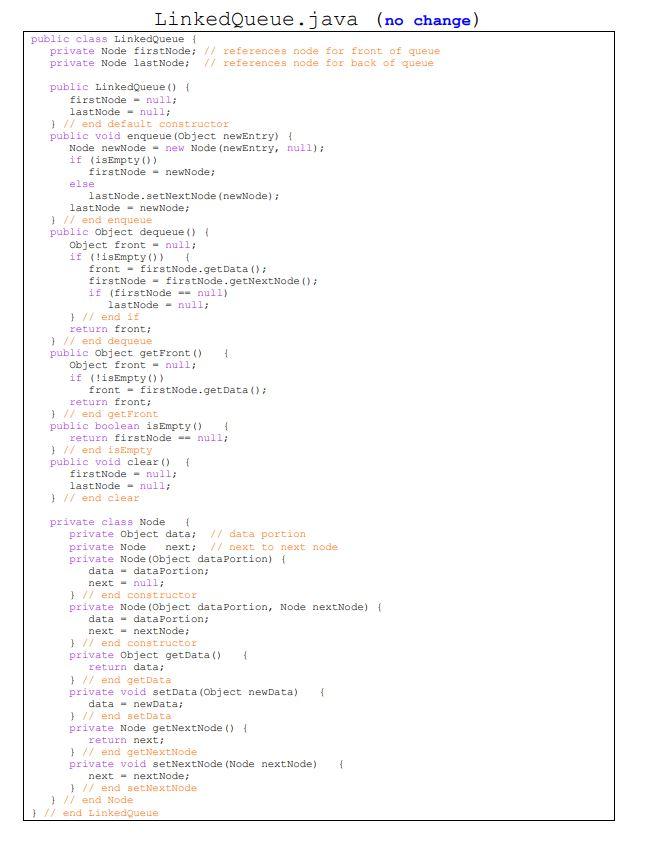 Solved Complete six methods in Java program | Chegg.com