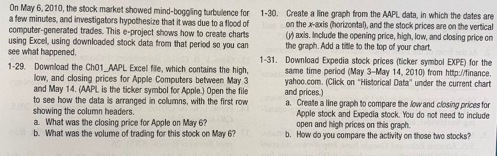 Make a High-Low-Close Stock Market Chart in Excel