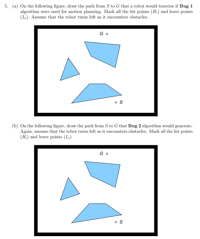 Solved 5. (a) On the following figure, draw the path from S | Chegg.com