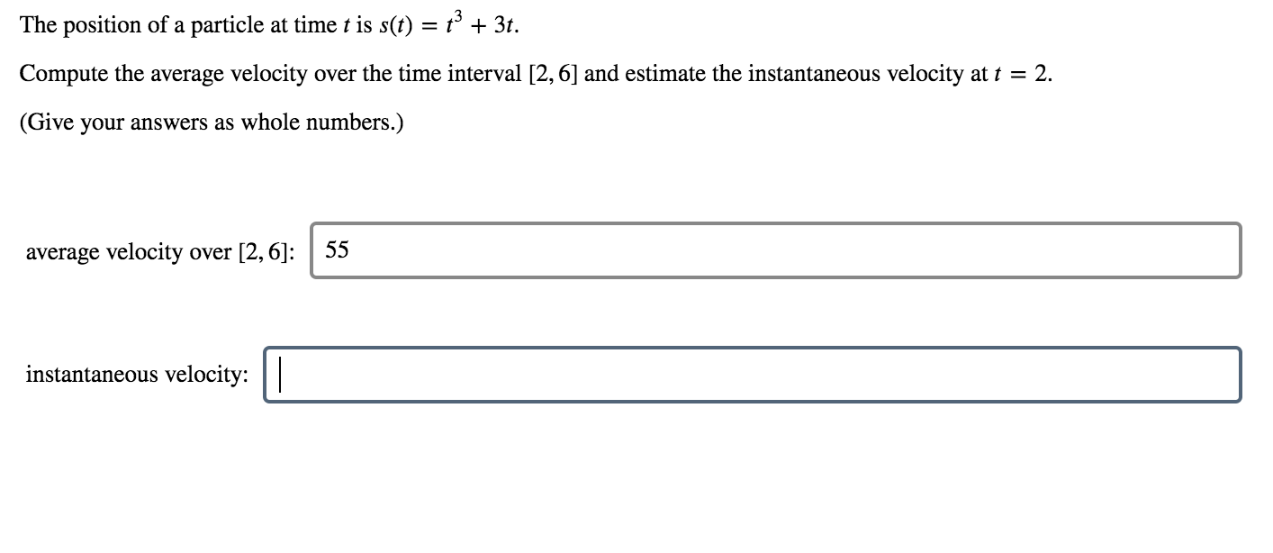 Solved The position of a particle at time t is s(t) = 13 + | Chegg.com