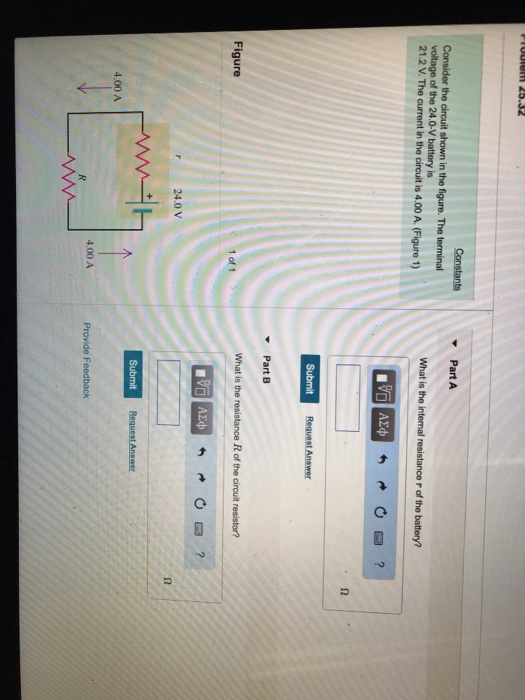 Solved Part A Consider the circuit shown in the figure. The | Chegg.com