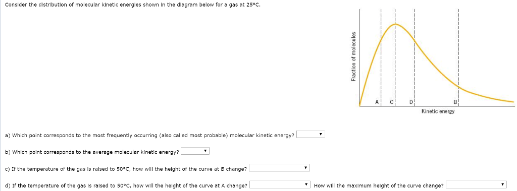 Solved Conslder The Distribution Of Molecular Kinetic Chegg
