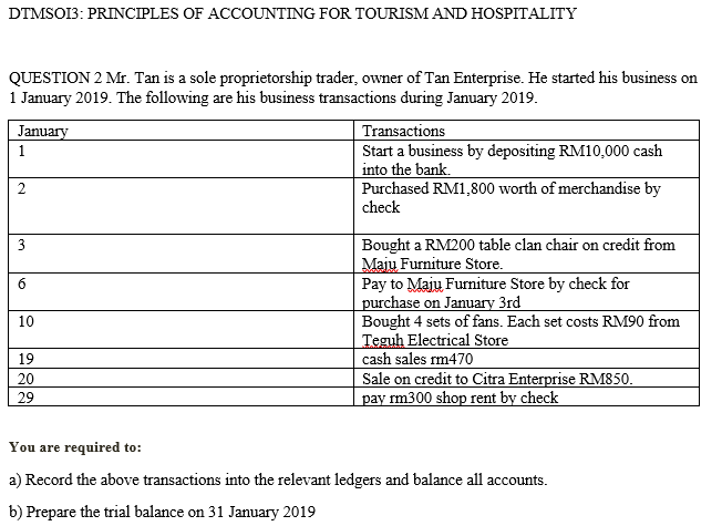 January, 2019 Fan Hospitality