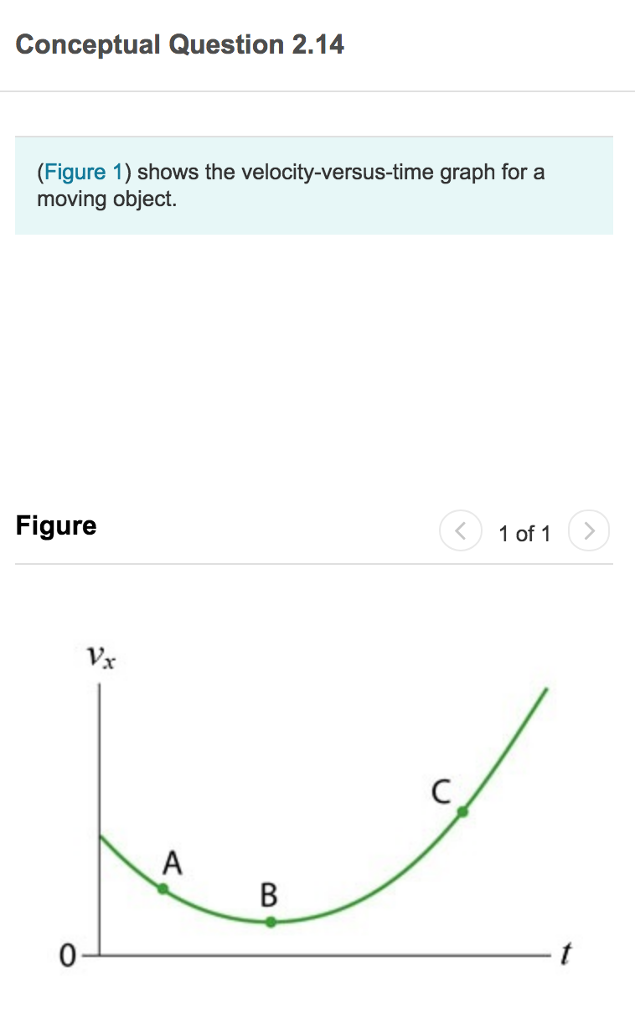 Solved Part A Which point or points is the object speeding