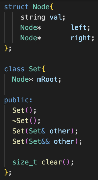 Solved Given the following BST declaration Write a | Chegg.com