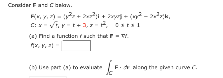 solved-consider-f-and-c-below-f-x-y-z-y2z-2xz2-i-chegg