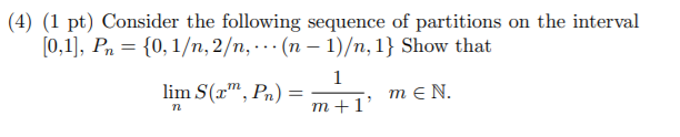 Solved (4) (1 pt) Consider the following sequence of | Chegg.com