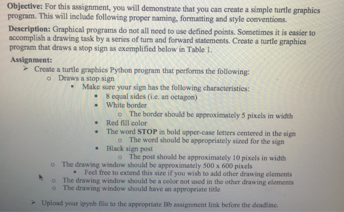 Solved Objective: For this assignment, you will demonstrate | Chegg.com