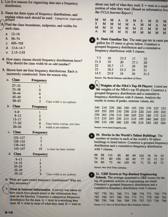 Solved 1. List five reasons for organizing data into a | Chegg.com