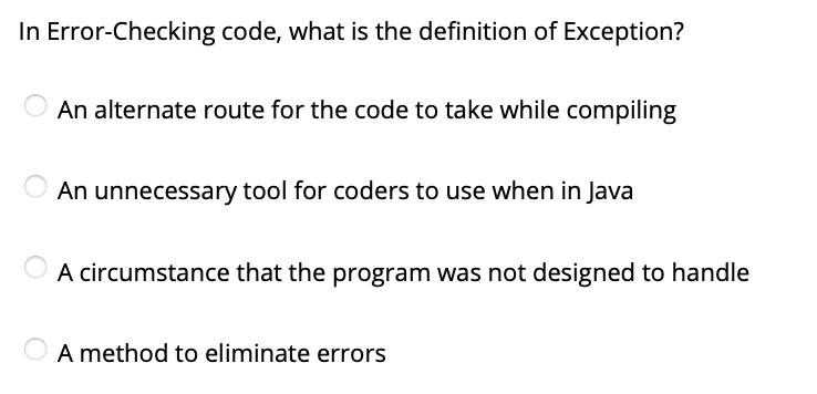 Solved A Javadoc comment starts with what character(s)? /** | Chegg.com