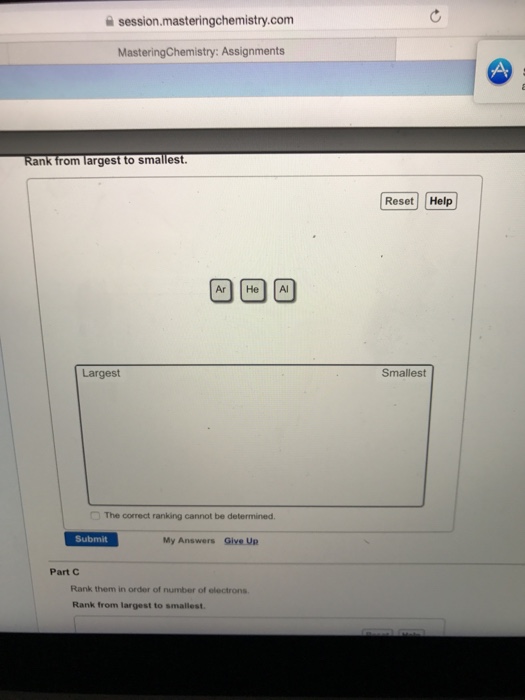 solved-part-a-rank-them-from-largest-to-smallest-in-order-chegg