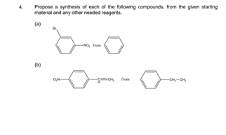 Solved Propose A Synthesis Of Each Of The Following | Chegg.com