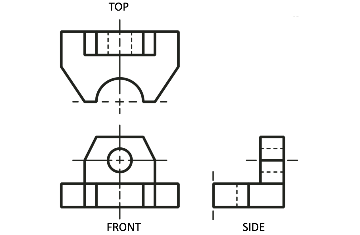 Solved Use isometric paper to construct engineering | Chegg.com