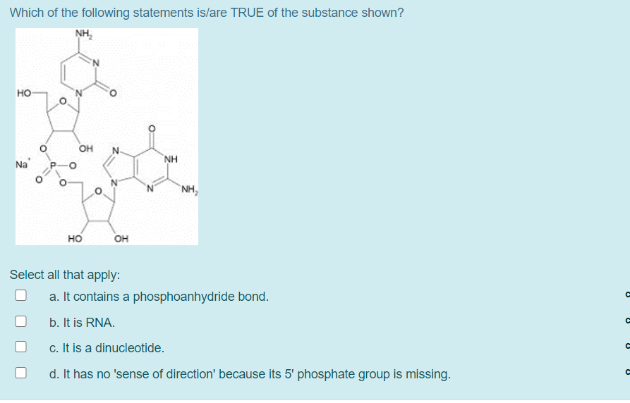 solved-if-the-molecule-shown-below-is-placed-in-an-aqueous-chegg