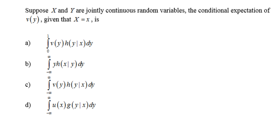 Solved Suppose X And Y Are Jointly Continuous Random Vari Chegg Com