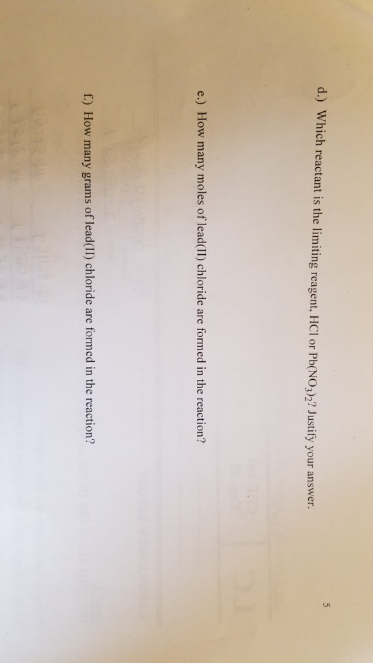 Solved 2. 25.0 Ml Of 0.150 M Aqueous Hydrochloric Acid Is 